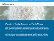 Tablet Screenshot of iparentnow.com